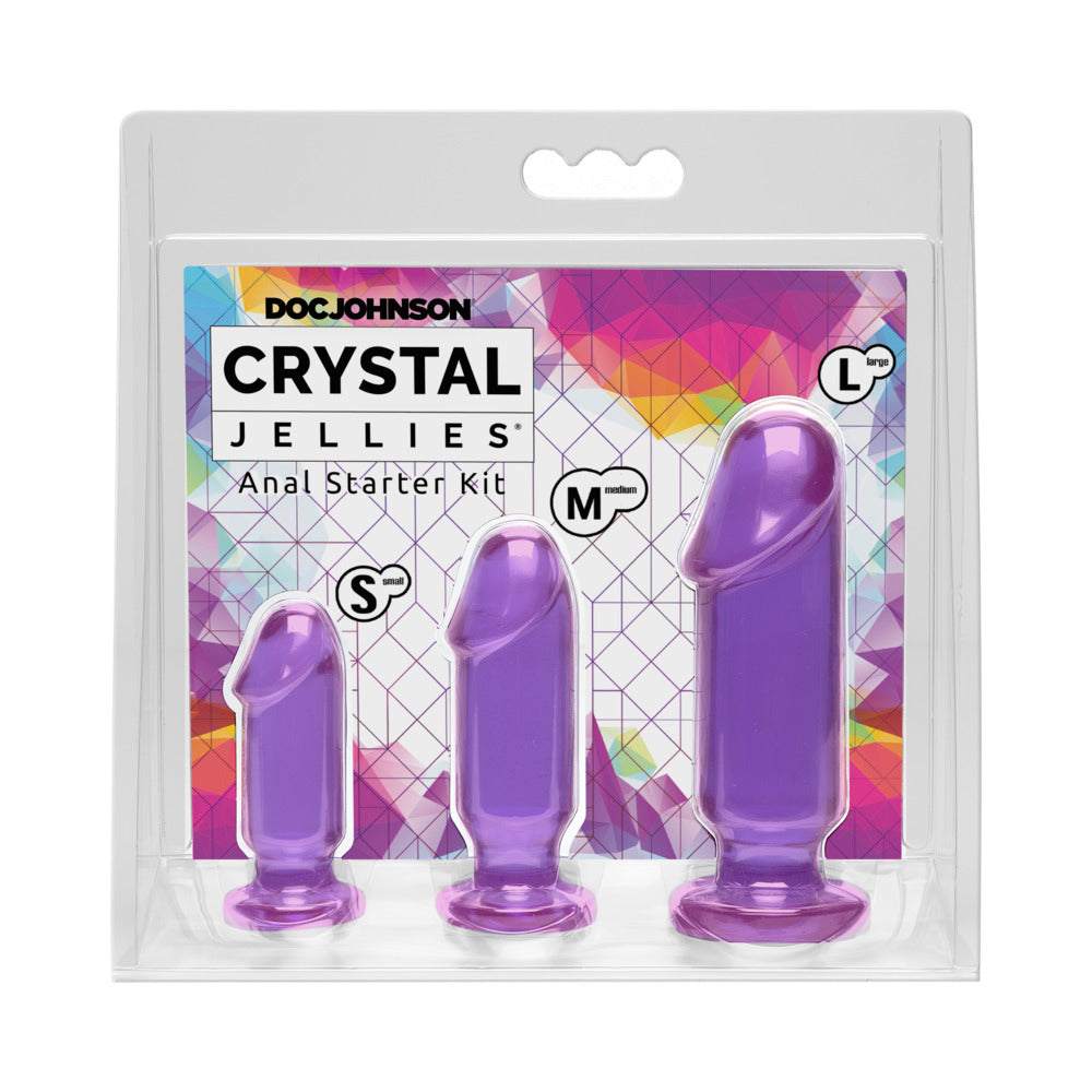 Crystal Jellies ñ Anal Starter Kit Purple
